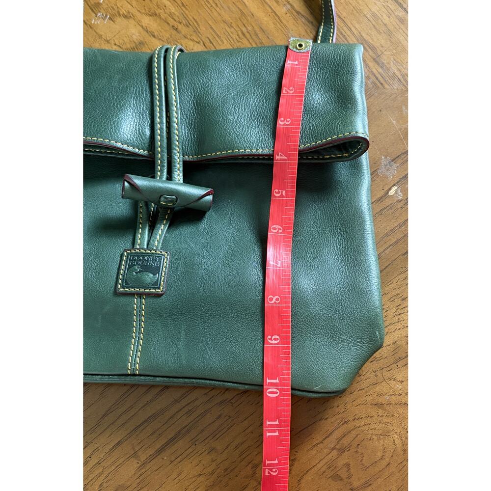 Dooney & Bourke Florentine Medium Toggle Crossbody Bag Ivy Green Leather Purse - Picture 13 of 16